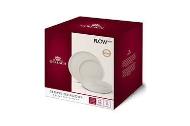 Gerlach Zestaw talerzy obiadowych 18-elementowy Flow