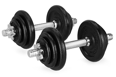 Spokey Zestaw hantli 20kg Egir